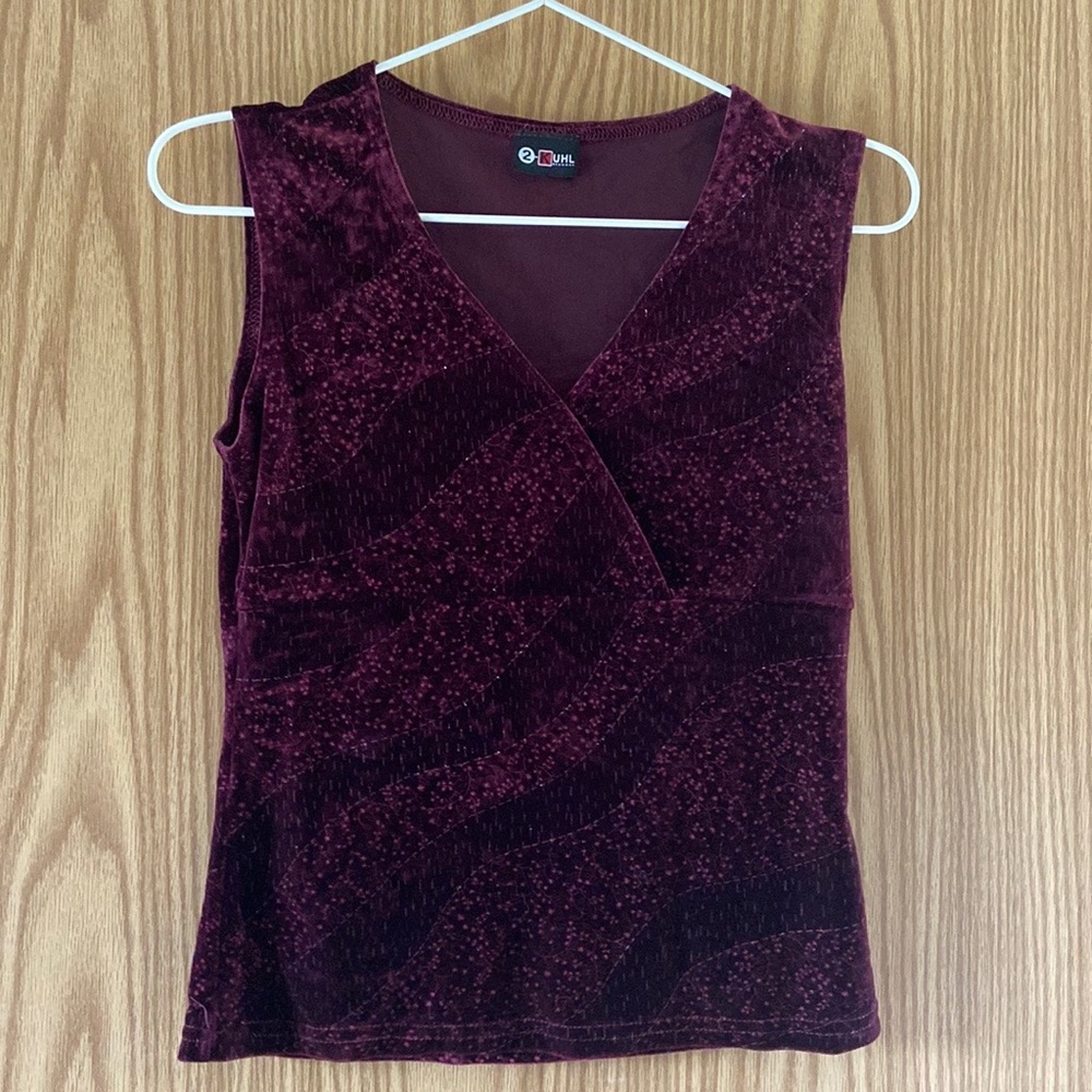 Burgundy Tank Top